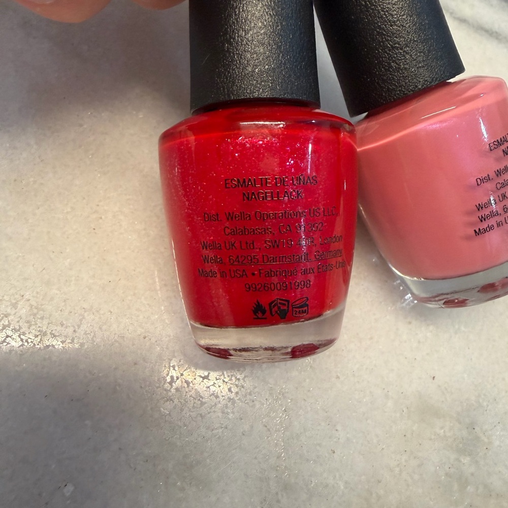 OPI Red & Pink Nail Lacquer Duo Big Apple Energy and Hawaiian Orchid - Picture 5 of 6